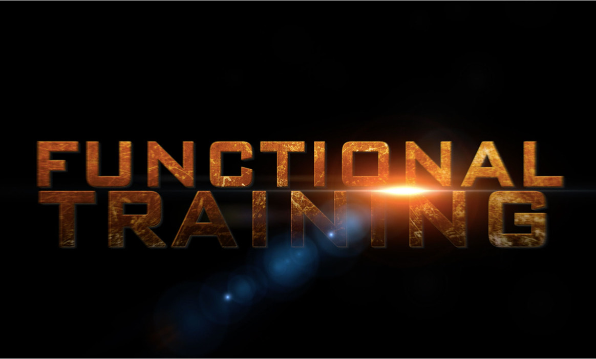 Key Visual mit der Aufschrift „FUNCTIONAL TRAINING“ als Titelmotiv für einen Imagefilm des Maximum Training & Sportclubs.